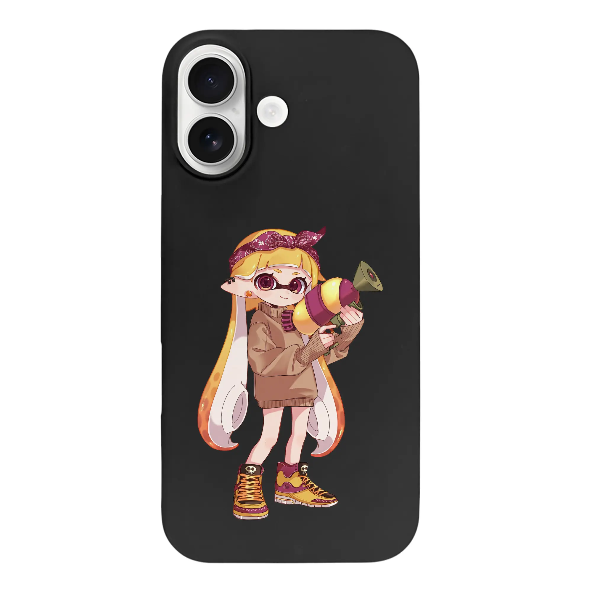 スプラトゥーン グッズ,インクリング - iPhone 17 シリーズ シリコンケース 薄型 耐衝撃 指紋防止 ソフトタッチカバー 精密フィット 傷防止 保護ケース iPhone 17/17 Air/17 Pro/17 Pro Max 対応